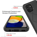 Custodia per telefono Starry Sky tinta unita serie PC + TPU con pellicola in PET, For Samsung Galaxy A03 164mm, For Samsung Galaxy A03 166mm, For Samsung Galaxy A13 4G, For Samsung Galaxy A33 5G