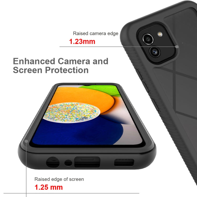 Custodia per telefono Starry Sky tinta unita serie PC + TPU con pellicola in PET, For Samsung Galaxy A03 164mm, For Samsung Galaxy A03 166mm, For Samsung Galaxy A13 4G, For Samsung Galaxy A33 5G