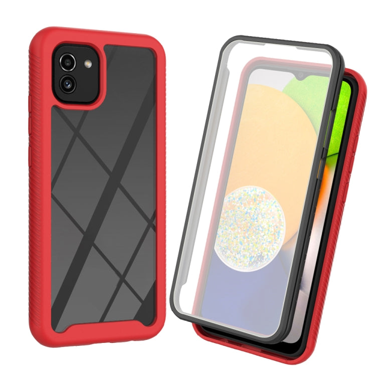 Custodia per telefono Starry Sky tinta unita serie PC + TPU con pellicola in PET, For Samsung Galaxy A03 164mm, For Samsung Galaxy A03 166mm, For Samsung Galaxy A13 4G, For Samsung Galaxy A33 5G
