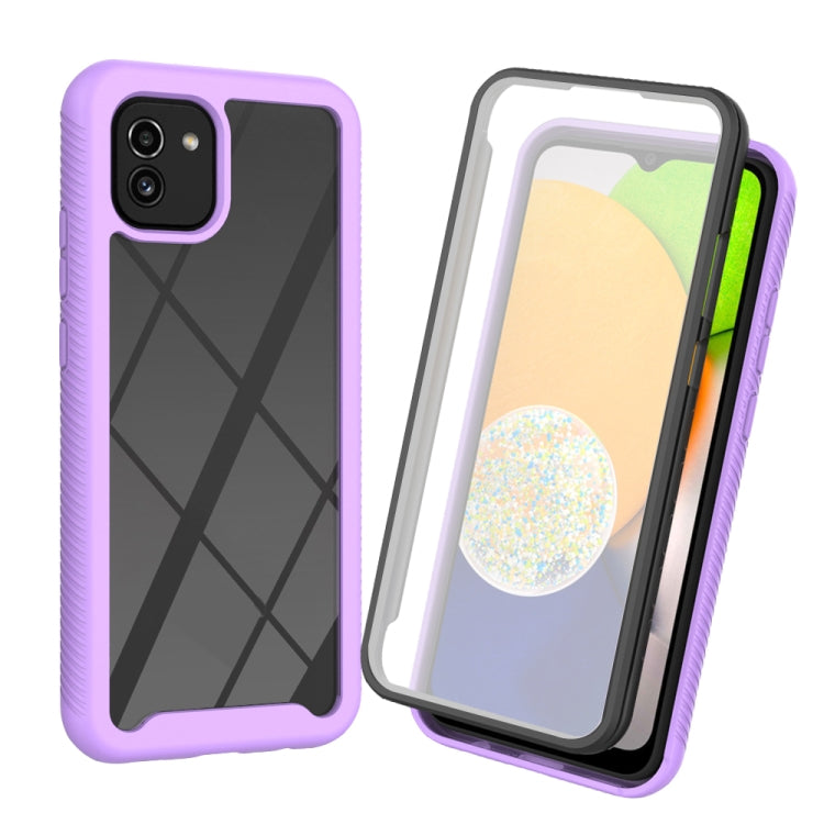 Custodia per telefono Starry Sky tinta unita serie PC + TPU con pellicola in PET, For Samsung Galaxy A03 164mm, For Samsung Galaxy A03 166mm, For Samsung Galaxy A13 4G, For Samsung Galaxy A33 5G