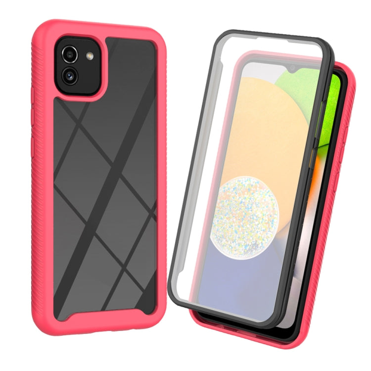Custodia per telefono Starry Sky tinta unita serie PC + TPU con pellicola in PET, For Samsung Galaxy A03 164mm, For Samsung Galaxy A03 166mm, For Samsung Galaxy A13 4G, For Samsung Galaxy A33 5G
