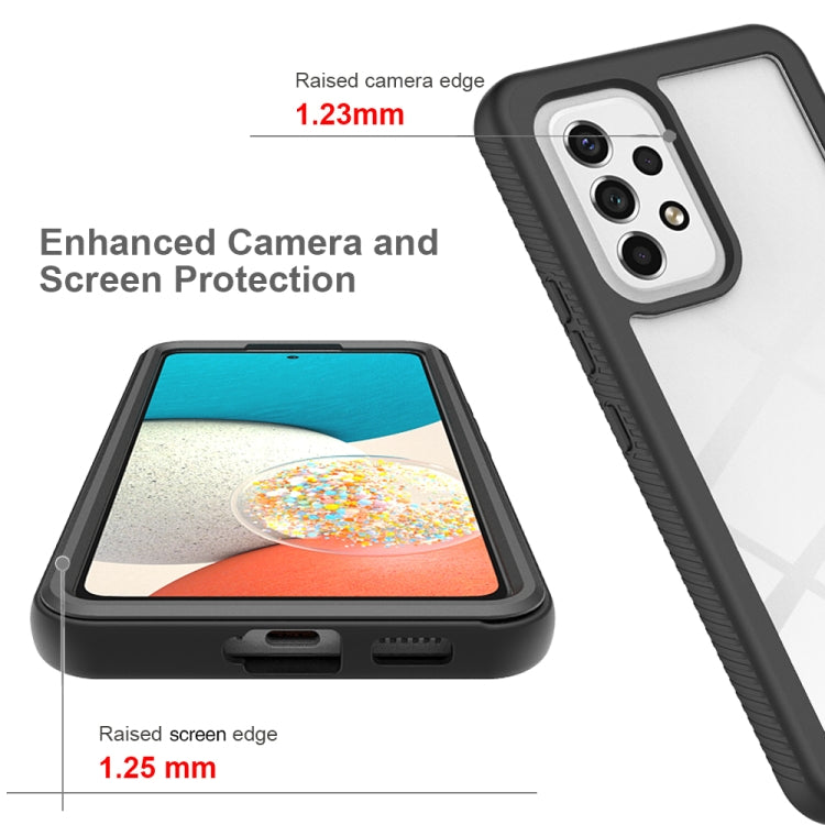 Custodia per telefono Starry Sky tinta unita serie PC + TPU con pellicola in PET, For Samsung Galaxy A53 5G, For Samsung Galaxy A73 5G