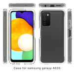 Trasparenza PC bicolore sfumato + custodia per telefono in TPU, For Samsung Galaxy A03s 165.8mm US Version