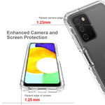 Trasparenza PC bicolore sfumato + custodia per telefono in TPU, For Samsung Galaxy A03s 165.8mm US Version