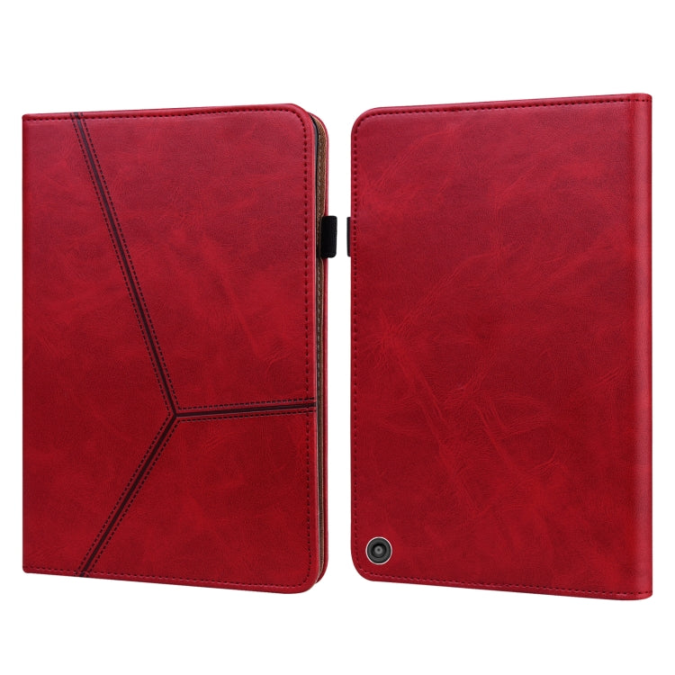 Custodia in pelle a righe goffrata tinta unita, For Xiaomi Pad 5 / Pad 5 Pro, For Amazon Fire HD 10 Plus / Fire HD 10 (2021), For Amazon Paperwhite 5 2021