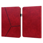 Custodia in pelle a righe goffrata tinta unita, For Xiaomi Pad 5 / Pad 5 Pro, For Amazon Fire HD 10 Plus / Fire HD 10 (2021), For Amazon Paperwhite 5 2021