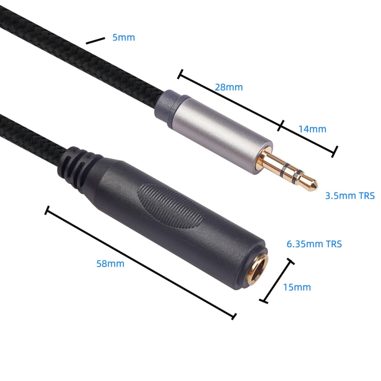 Cavo audio da 2 pz/pacco 3662B-02-03 da 3,5 mm maschio a 6,35 mm femmina