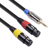 TC194BUXK107YR-30 Cavo audio da 3,5 mm maschio a doppia femmina Canon, 3.5mm Male to Dual Canon Female