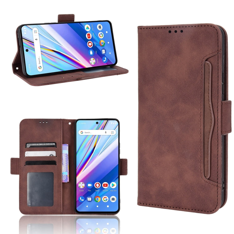 Custodia per telefono in pelle con motivo in pelle di vitello, For BLU G51 Plus, For BLU G91 Pro, For OPPO Realme Q3T / Q3S, For OPPO Reno7 5G / Find X5 Lite