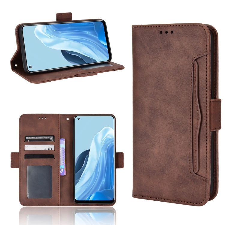 Custodia per telefono in pelle con motivo in pelle di vitello, For BLU G51 Plus, For BLU G91 Pro, For OPPO Realme Q3T / Q3S, For OPPO Reno7 5G / Find X5 Lite