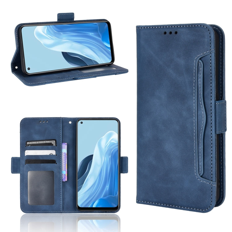 Custodia per telefono in pelle con motivo in pelle di vitello, For BLU G51 Plus, For BLU G91 Pro, For OPPO Realme Q3T / Q3S, For OPPO Reno7 5G / Find X5 Lite