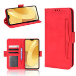 Custodia per telefono in pelle con motivo in pelle di vitello, For Schok Volt SV55 / SV55216, For TCL 30V 5G, For vivo S12 / V23 5G, For vivo Y76 5G