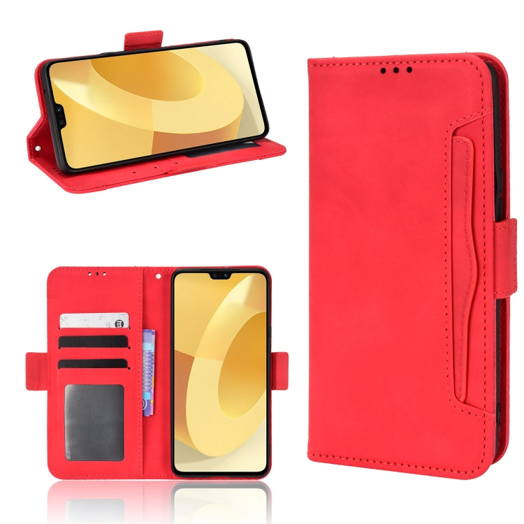 Custodia per telefono in pelle con motivo in pelle di vitello, For Schok Volt SV55 / SV55216, For TCL 30V 5G, For vivo S12 / V23 5G, For vivo Y76 5G