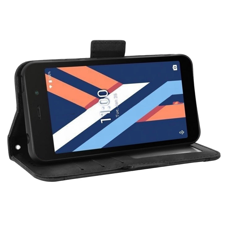 Custodia per telefono in pelle con motivo in pelle di vitello, For Wiko Y52, For Tecno Spark 7, For Xiaomi Redmi 10C, For Xiaomi Redmi K40S