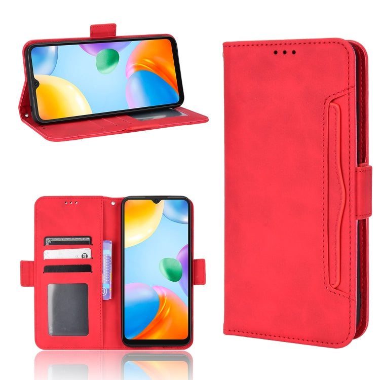 Custodia per telefono in pelle con motivo in pelle di vitello, For Wiko Y52, For Tecno Spark 7, For Xiaomi Redmi 10C, For Xiaomi Redmi K40S