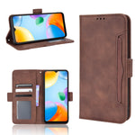 Custodia per telefono in pelle con motivo in pelle di vitello, For Wiko Y52, For Tecno Spark 7, For Xiaomi Redmi 10C, For Xiaomi Redmi K40S