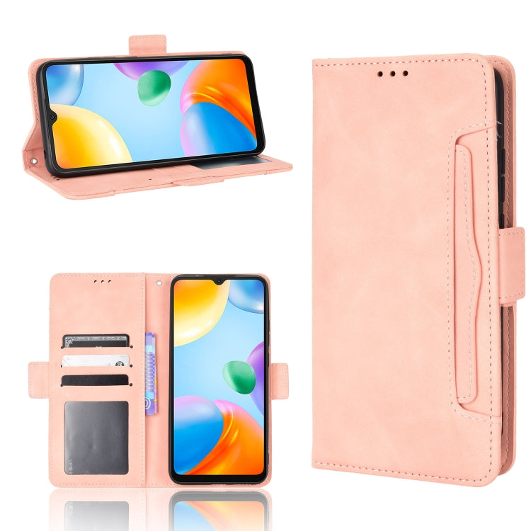Custodia per telefono in pelle con motivo in pelle di vitello, For Wiko Y52, For Tecno Spark 7, For Xiaomi Redmi 10C, For Xiaomi Redmi K40S