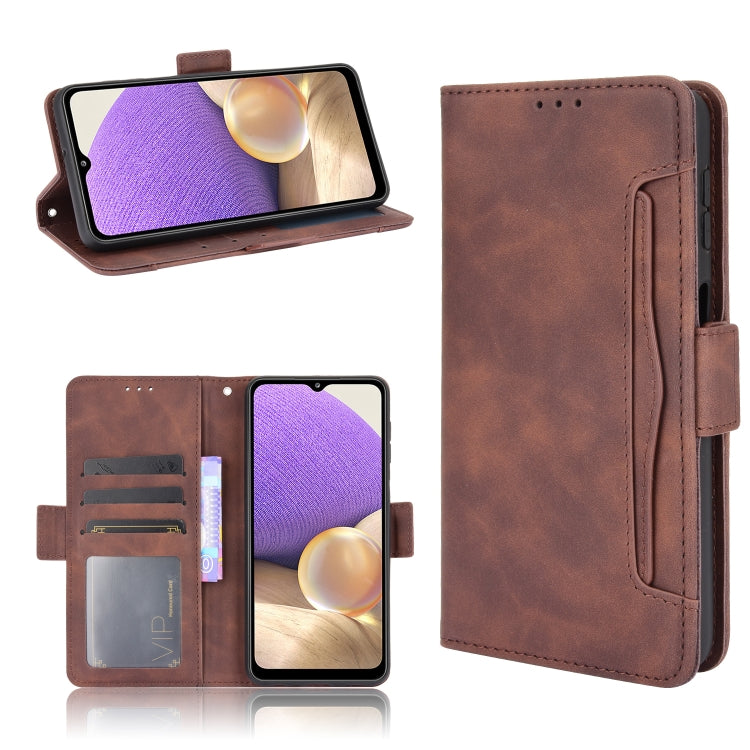 Custodia per telefono in pelle con motivo in pelle di vitello, For Xiaomi Redmi K50 / K50 Pro, For Honor X8, For Samsung Galaxy A13 4G, For Xiaomi Poco M4 Pro 4G Fine Hole