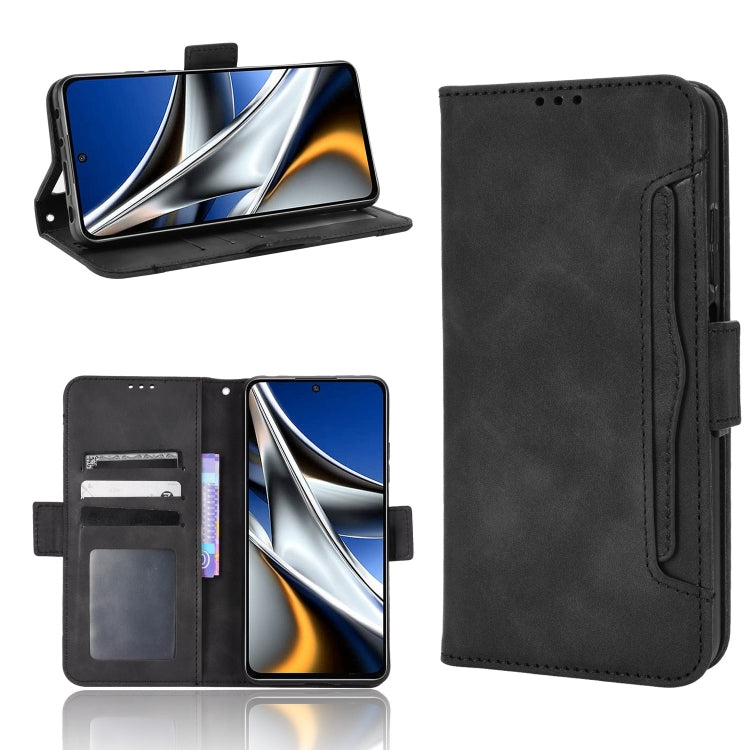 Custodia per telefono in pelle con motivo in pelle di vitello, For Xiaomi Redmi K50 / K50 Pro, For Honor X8, For Samsung Galaxy A13 4G, For Xiaomi Poco M4 Pro 4G Fine Hole