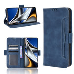 Custodia per telefono in pelle con motivo in pelle di vitello, For Xiaomi Redmi K50 / K50 Pro, For Honor X8, For Samsung Galaxy A13 4G, For Xiaomi Poco M4 Pro 4G Fine Hole