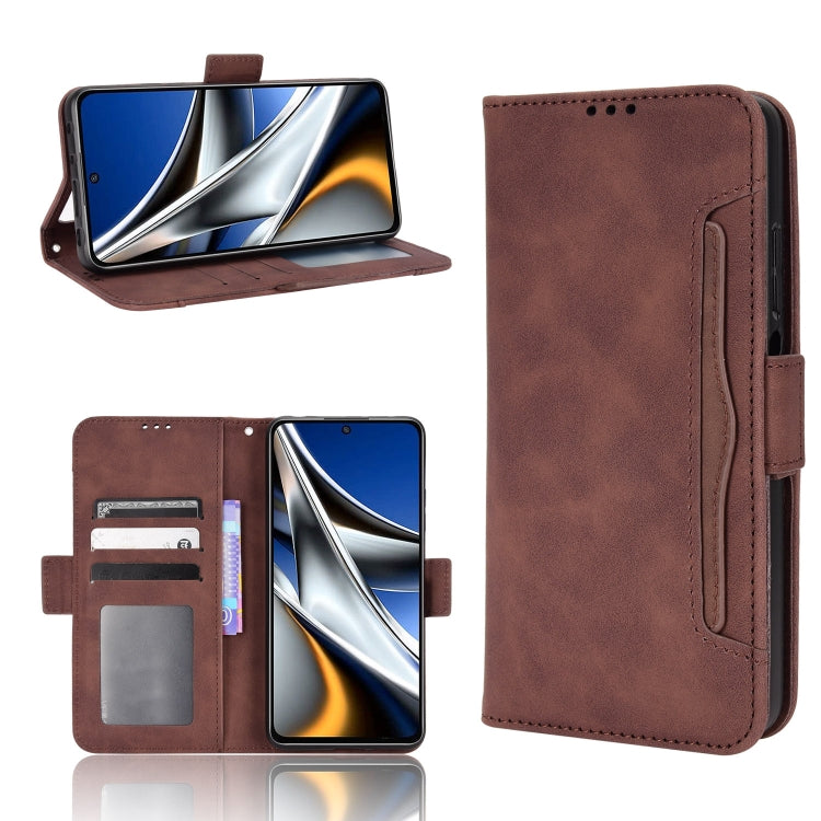 Custodia per telefono in pelle con motivo in pelle di vitello, For Xiaomi Poco M4 Pro 5G, For OnePlus Nord CE 2 5G, For ZTE Blade A72