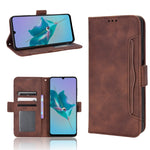Custodia per telefono in pelle con motivo in pelle di vitello, For Xiaomi Poco M4 Pro 5G, For OnePlus Nord CE 2 5G, For ZTE Blade A72