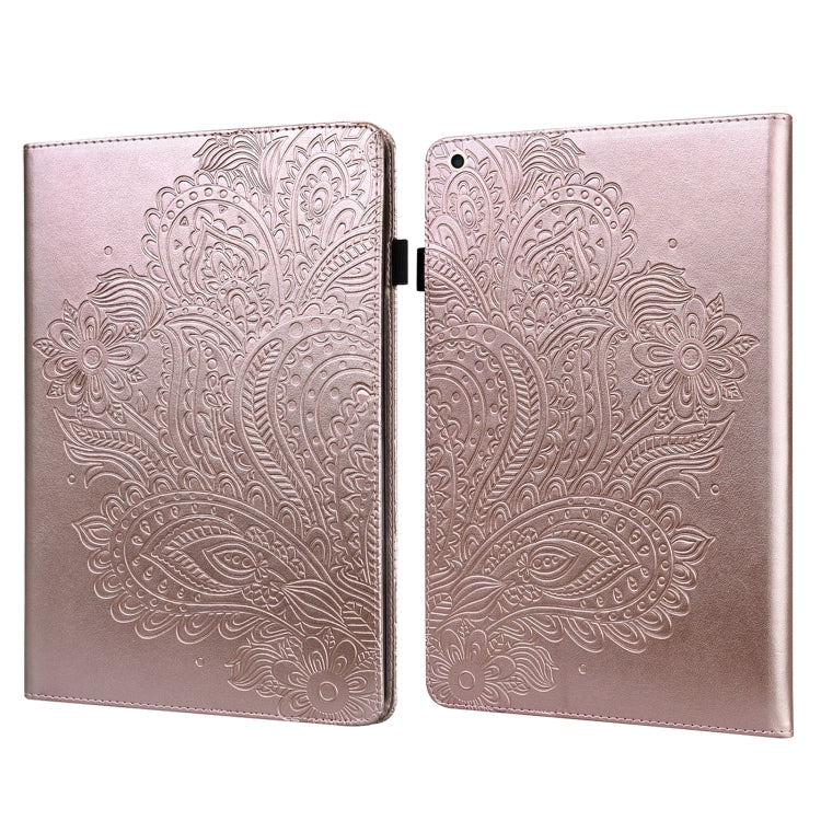 Custodia TPU con motivo pavone per iPad 10.2 2019 e Air