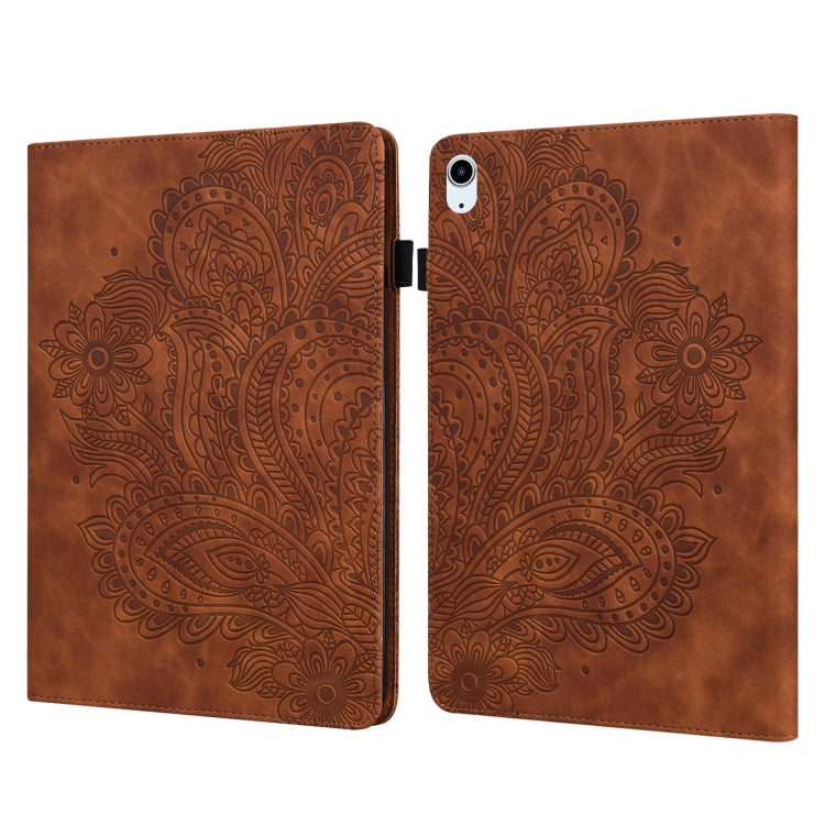 Custodia TPU con motivo pavone per iPad 10.2 2019 e Air
