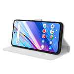Custodia per telefono in pelle con trama a diamante, For BLU G91 Pro, For OPPO Realme Q3T / Q3S, For TCL 20 SE, For TCL 30 SE / 30 E / 306 / Sharp Aquos V6