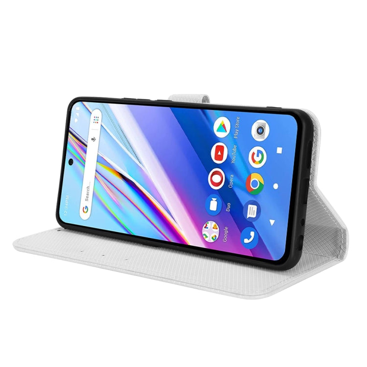 Custodia per telefono in pelle con trama a diamante, For BLU G91 Pro, For OPPO Realme Q3T / Q3S, For TCL 20 SE, For TCL 30 SE / 30 E / 306 / Sharp Aquos V6