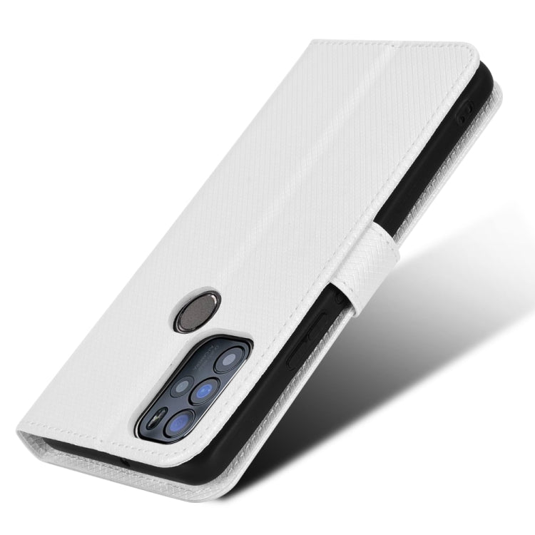 Custodia per telefono in pelle con trama a diamante, For BLU G91 Pro, For OPPO Realme Q3T / Q3S, For TCL 20 SE, For TCL 30 SE / 30 E / 306 / Sharp Aquos V6