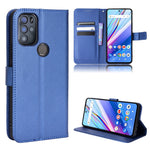 Custodia per telefono in pelle con trama a diamante, For BLU G91 Pro, For OPPO Realme Q3T / Q3S, For TCL 20 SE, For TCL 30 SE / 30 E / 306 / Sharp Aquos V6