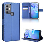 Custodia per telefono in pelle con trama a diamante, For BLU G91 Pro, For OPPO Realme Q3T / Q3S, For TCL 20 SE, For TCL 30 SE / 30 E / 306 / Sharp Aquos V6