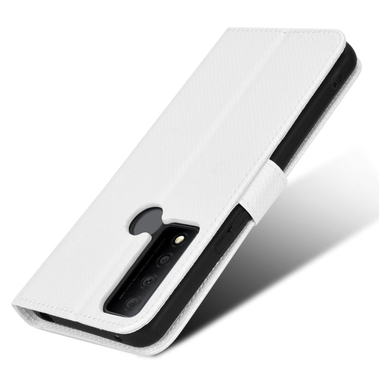 Custodia per telefono in pelle con trama a diamante, For TCL 30 XE 5G / 30 V 5G, For vivo Y76 5G, For Wiko Y52, For Wiko Y82, For Doogee S88 Pro / S88 Plus