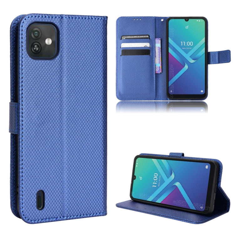 Custodia per telefono in pelle con trama a diamante, For TCL 30 XE 5G / 30 V 5G, For vivo Y76 5G, For Wiko Y52, For Wiko Y82, For Doogee S88 Pro / S88 Plus