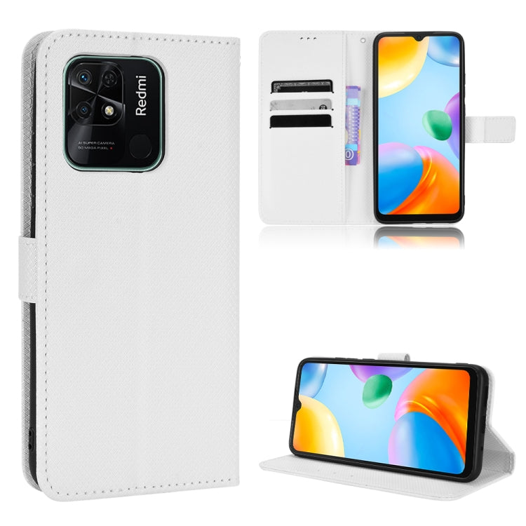 Custodia per telefono in pelle con trama a diamante, For Xiaomi Redmi 10C, For Xiaomi Redmi K30 Pro / Poco F2 Pro, For Xiaomi Redmi K40S, For Xiaomi Redmi K50 / K50 Pro