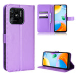 Custodia per telefono in pelle con trama a diamante, For Xiaomi Redmi 10C, For Xiaomi Redmi K30 Pro / Poco F2 Pro, For Xiaomi Redmi K40S, For Xiaomi Redmi K50 / K50 Pro