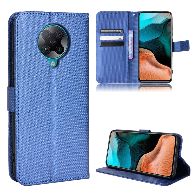 Custodia per telefono in pelle con trama a diamante, For Xiaomi Redmi 10C, For Xiaomi Redmi K30 Pro / Poco F2 Pro, For Xiaomi Redmi K40S, For Xiaomi Redmi K50 / K50 Pro