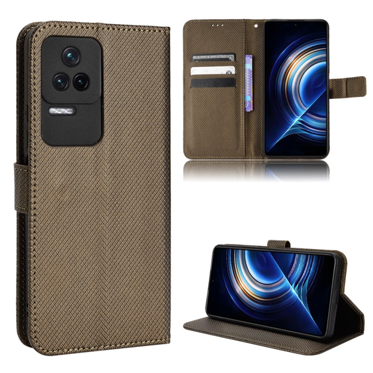 Custodia per telefono in pelle con trama a diamante, For Xiaomi Redmi 10C, For Xiaomi Redmi K30 Pro / Poco F2 Pro, For Xiaomi Redmi K40S, For Xiaomi Redmi K50 / K50 Pro