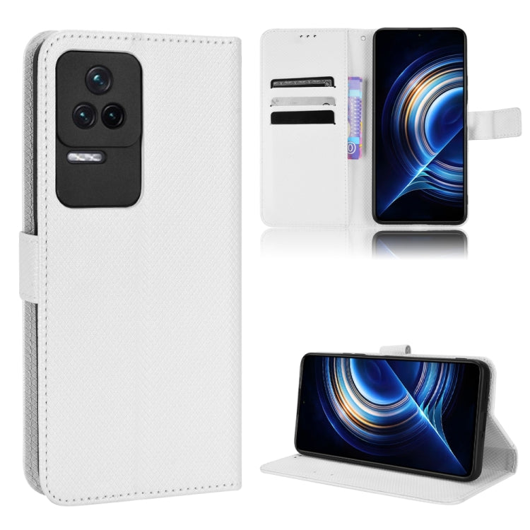 Custodia per telefono in pelle con trama a diamante, For Xiaomi Redmi 10C, For Xiaomi Redmi K30 Pro / Poco F2 Pro, For Xiaomi Redmi K40S, For Xiaomi Redmi K50 / K50 Pro