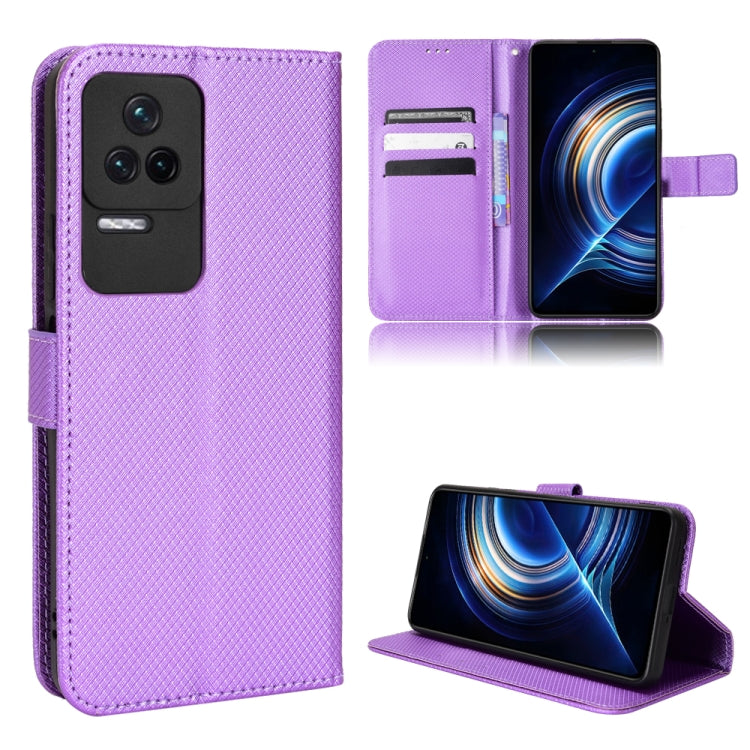 Custodia per telefono in pelle con trama a diamante, For Xiaomi Redmi 10C, For Xiaomi Redmi K30 Pro / Poco F2 Pro, For Xiaomi Redmi K40S, For Xiaomi Redmi K50 / K50 Pro