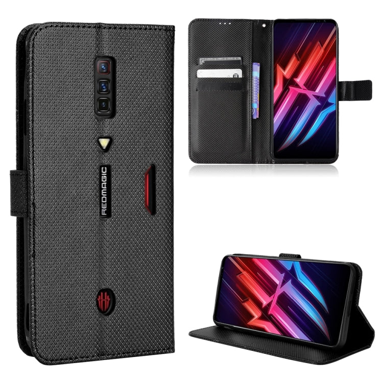 Custodia per telefono in pelle con trama a diamante, For ZTE nubia Red Magic 6 / 6 Pro, For Oukitel C23 Pro, For Sony Xperia 5 III, For Xiaomi Mi 10 Ultra