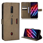 Custodia per telefono in pelle con trama a diamante, For ZTE nubia Red Magic 6 / 6 Pro, For Oukitel C23 Pro, For Sony Xperia 5 III, For Xiaomi Mi 10 Ultra
