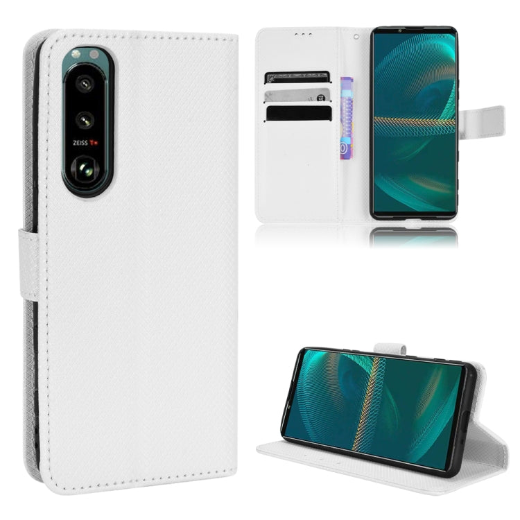 Custodia per telefono in pelle con trama a diamante, For ZTE nubia Red Magic 6 / 6 Pro, For Oukitel C23 Pro, For Sony Xperia 5 III, For Xiaomi Mi 10 Ultra