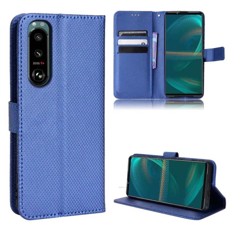 Custodia per telefono in pelle con trama a diamante, For ZTE nubia Red Magic 6 / 6 Pro, For Oukitel C23 Pro, For Sony Xperia 5 III, For Xiaomi Mi 10 Ultra