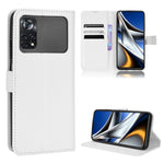 Custodia per telefono in pelle con trama a diamante, For Xiaomi Poco M4 Pro 4G Big Hole, For Xiaomi Poco M4 Pro 4G Fine Hole, For Xiaomi Poco M4 Pro 5G Big Hole, For Xiaomi Poco M4 Pro 5G Fine Hole