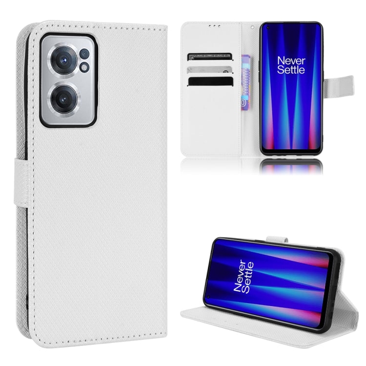 Custodia per telefono in pelle con trama a diamante, For OnePlus Nord CE 2 5G, For OPPO A7 / AX7 / A5s / AX5s / A21, For OPPO Find X5 Pro, For OPPO Find X5
