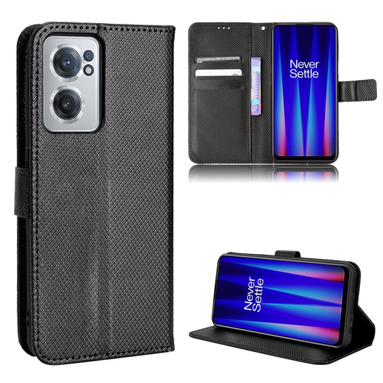 Custodia per telefono in pelle con trama a diamante, For OnePlus Nord CE 2 5G, For OPPO A7 / AX7 / A5s / AX5s / A21, For OPPO Find X5 Pro, For OPPO Find X5