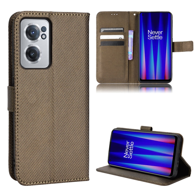 Custodia per telefono in pelle con trama a diamante, For OnePlus Nord CE 2 5G, For OPPO A7 / AX7 / A5s / AX5s / A21, For OPPO Find X5 Pro, For OPPO Find X5