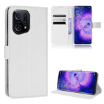 Custodia per telefono in pelle con trama a diamante, For OnePlus Nord CE 2 5G, For OPPO A7 / AX7 / A5s / AX5s / A21, For OPPO Find X5 Pro, For OPPO Find X5